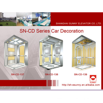 Elevator Cabin with Mirror Panel (SN-CD-137)